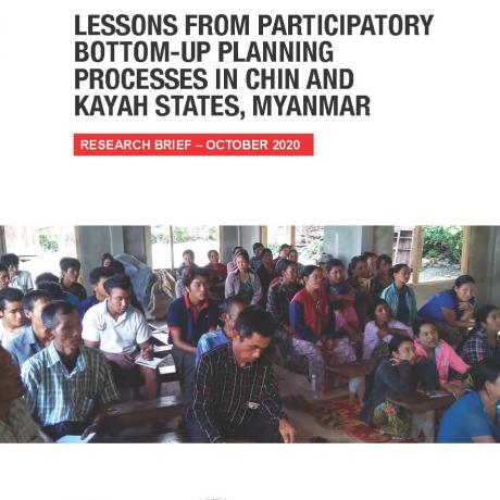 Lessons from Participatory Bot Chin and Kayah States Myanmar